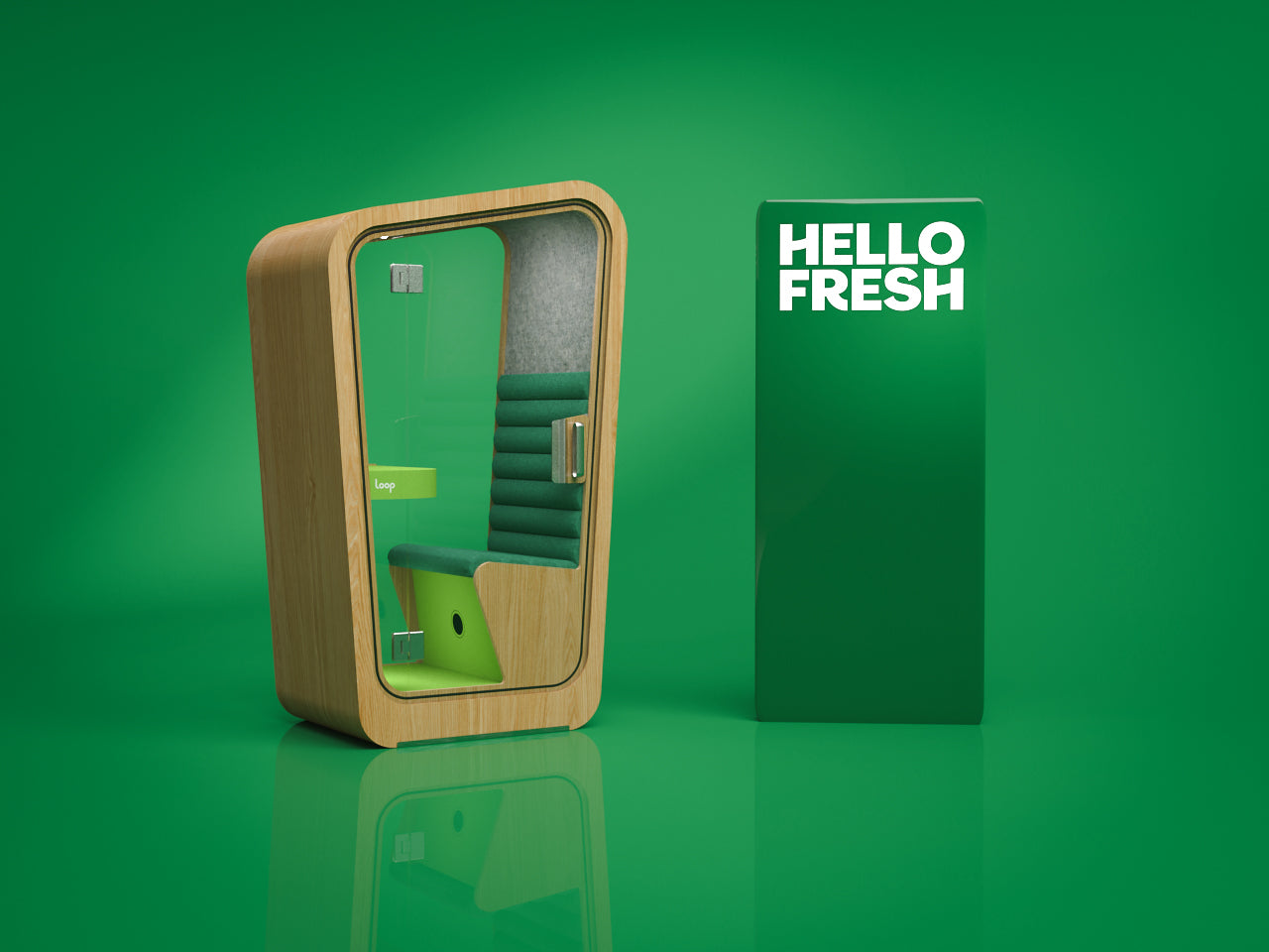 The HelloFresh Solo Booth